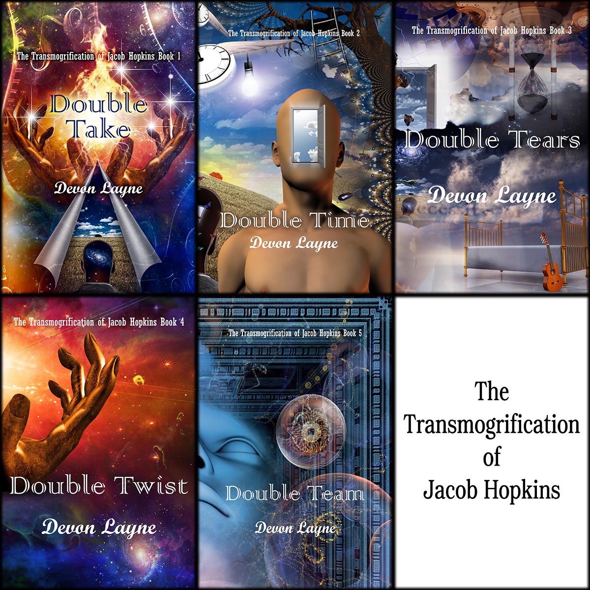 Covers of The Transmogrification of Jacob Hopkins